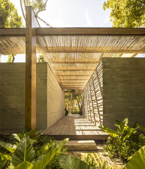 Sand House, Studio Mk27, Bamboo Architecture, Rammed Earth, House Studio, Green Architecture, Design Hotel, Yacht Design, Zambia