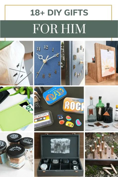 Guys are notoriously hard to buy for! Why not make something handmade? Check out these DIY gifts for him that are perfect for your dad, husband, boyfriend or brother. Diy Gift For Fisherman, Handmade Gifts For Husband Diy Craft Ideas, Diy Crafts For Husband, Handmade Gifts For Him Diy, Homemade Gift For Man, Christmas Gifts For Him Diy, Stuff To Make For Your Boyfriend Diy Projects, Diy Presents For Brother, Diy Gift For Partner