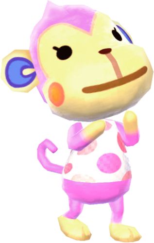 Nana Animal Crossing, Mermaid Lamp, Pink Parka, Animal Crossing Wiki, Virgo Birthday, Pink Monkeys, Animal Crossing New Leaf, Monkey Birthday, City Folk