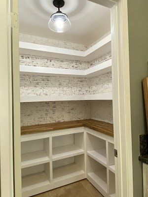 Pantry Redo, Pantry Renovation, Pantry Closet Design, Pantry Layout, A Lot Of Food, Pantry Laundry, Pantry Room, Corner Pantry, Pantry Remodel