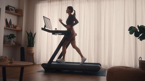 Peloton Tread, Treadmill Routine, Compact Treadmill, Home Treadmill, Full Body Training, Filmmaking Inspiration, Peloton Bike, Gym Room, Body Training