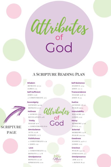 Attributes of God Bible Study Bible Calendar, Spiritual Habits, God Names, Drum Tattoo, Inspiring Bible Verses, Scripture Writing Plans, Bible Readings, Verse Mapping, Attributes Of God