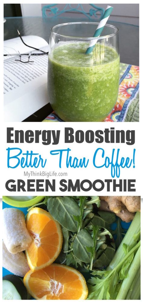 Energy Boosting Smoothies, Smoothies Vegan, Dairy Free Smoothies, Energy Smoothies, Smoothie Detox, Healthy Smoothie, Green Smoothie Recipes, Banana Smoothie, Detox Smoothie