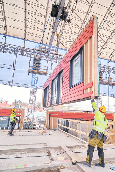 Prefab Walls, Prefabricated Architecture, Museum Of Curiosity, Prefab Modular Homes, Civil Engineering Construction, Sustainable Building Materials, Wood Architecture, Precast Concrete, Timber Construction