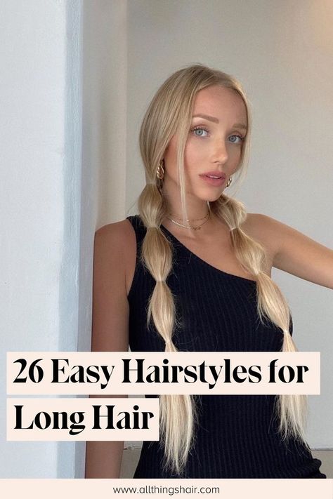 Quick And Easy Hairstyles, Long Hai, Work Hairstyles, Hairdo For Long Hair, Very Long Hair, Hairstyles For Long Hair, Easy Hairstyles For Long Hair, Makati, Metallic Hair