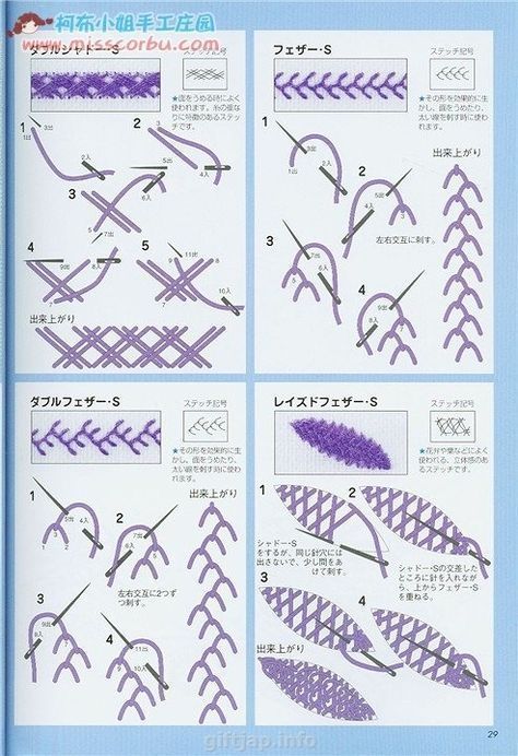 Basic Embroidery Stitches, Embroidery Stitches Tutorial, Pola Sulam, Embroidery Patterns Vintage, Brazilian Embroidery, Japanese Embroidery, Simple Embroidery, 자수 디자인, Sewing Embroidery Designs