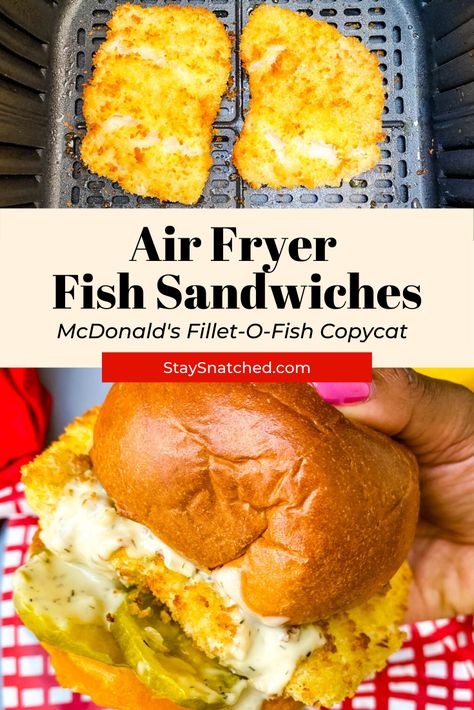 Air Fryer Cod Sandwich Recipes, Crispy Cod Sandwich, Fried Cod Sandwich Recipe, Air Fryer Fish Sandwich Recipes, Baked Fish Sandwich, Air Fryer Cod Recipes Gluten Free, Fried Cod Fish Sandwich Recipes, Air Fryer Fish Sandwich, Homemade Fish Sandwich