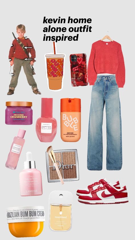 ### Home Alone inspired outfit ### Kevin Home Alone Outfit, Kevin Home Alone, Outfit Shuffles, Spirit Week, Cute Preppy Outfits, Home Alone, Preppy Outfits, Connect With People, Your Aesthetic