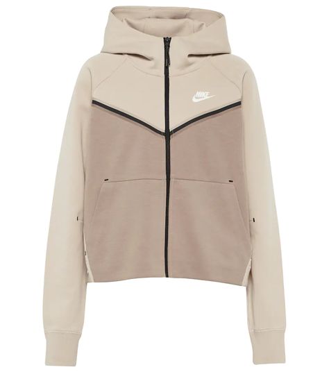 Nike - Tech fleece zip-through hoodie | Mytheresa Nike Tech Fleece Hoodie, Tech Fleece Hoodie, Nike Looks, Nike Track Jacket, Nike Tech Fleece, Spring Summer Trends, Nike Shox, Nike Tech, Tech Fleece