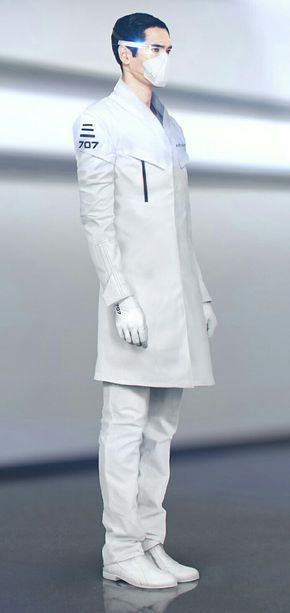 Scientist | Sci-Fi Clothing - Uniform | ArtStation - "Mirror's Edge: Catalyst" Sci Fi Outfits, Sci Fi Outfit, Sci Fi Clothing, Doctor Outfit, Sci Fi Fashion, Future Clothes, Cyberpunk Fashion, Cyberpunk Character, Futuristic Fashion