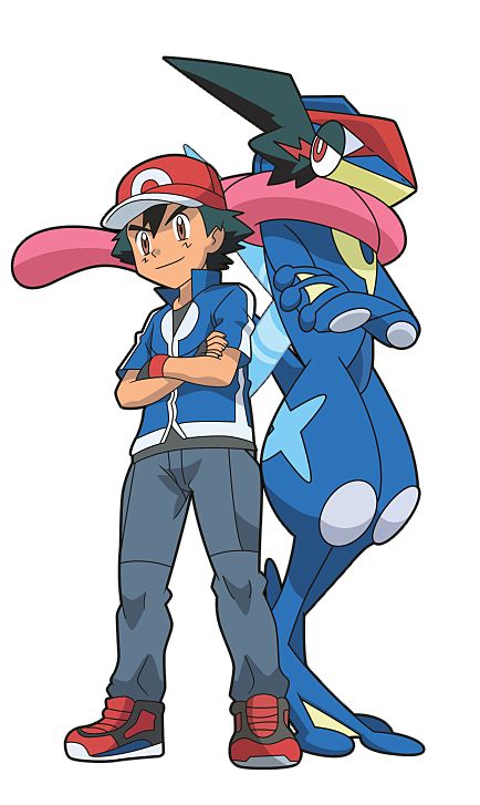 Ash and Greninja (POKEMON XYZ) by Alexalan Pokemon Ash And Greninja, Ash Ketchum Xyz, Ash And Greninja, Pokemon Ash Greninja, Greninja Pokemon, Pokemon Greninja, Ash Greninja, Satoshi Pokemon, Rayquaza Pokemon