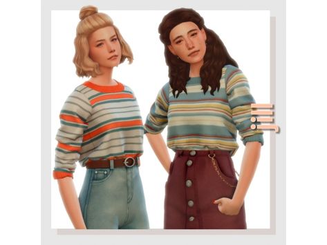 Jill sweater by amelylina Pelo Sims, Sims 4 Game Mods, Sims 4 Mm Cc, Sims 4 Cc Folder, Sims 4 Dresses, Sims 4 Characters, Sims 4 Mm, Sims Four, Sims4 Clothes