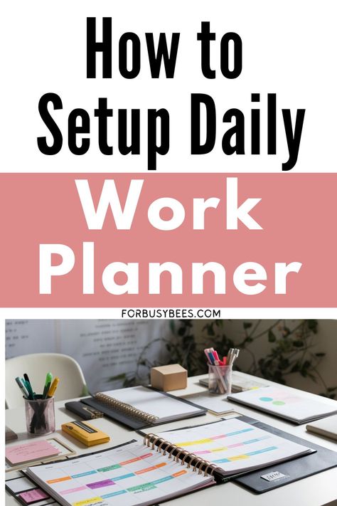 how to setup daily work palnner Organize To Do List At Work, Medical Office Manager Organization, Work Organization Ideas Office, Work File Organization Ideas, How To Be More Organized At Work, Work Task Organization, Work Organization Ideas Productivity, How To Stay Organized At Work, Planner For Work