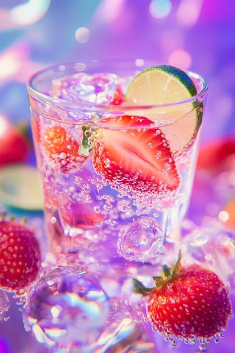 Stay hydrated and enjoy a flavorful twist with this Strawberry Lime Infused Water recipe. Combining the sweet taste of strawberries with the crisp tartness of fresh limes, this delicious drink is more than just refreshing; it's a fantastic way to spice up your daily water intake. Perfect for summer picnics, backyard barbecues, or a cooling drink for any occasion. Simple to prepare, this infused water not only satisfies thirst but also entices your taste buds while promoting hydration in a tasty form. Strawberry Infused Water Recipes, Flavored Sparkling Water Recipe, Lime Water Recipe, Fruit In Water, Lime Infused Water, Sparkling Water Recipes, Strawberry Infused Water, Sparkling Water Drinks, Fresh Fruit Drinks