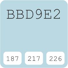 Light Blue Color Code, Cloverdale Paint, Pittsburgh Paint, Porter Paint, Crown Paints, Hex Color, Nippon Paint, Light Sky Blue, Make Do And Mend