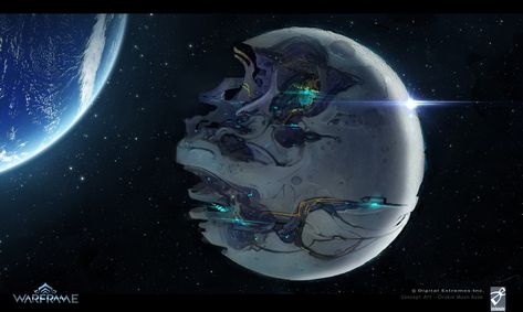 ArtStation - Warfrane Orokin Moon Base Airship Art, Moon Base, Warframe Art, Futuristic Robot, Space Fantasy, Spaceship Art, Planets Art, Spaceship Design, Transformers Artwork