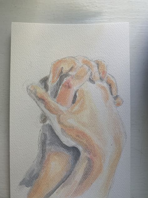 Watercolor Hands Holding, Holding Hands Painting Acrylic, Hands Holding Painting, Hand Holding Painting, Holding Hands Watercolor, Holding Hands Painting, Holding Hands Drawing, Sketchbook Idea, Hand Oil