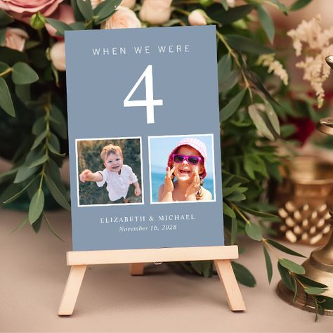 Wedding Photo Fun Dusty Blue Table Number Reception Table Numbers, Wedding Table Number Cards, Card Table Wedding, Photo Fun, Bride And Groom Pictures, Table Number Cards, Cool Tables, Pink Table, Green Table