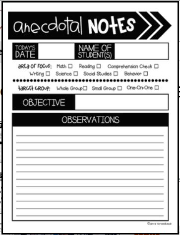 Early Education Classroom, Anecdotal Notes, Notes Page, Preschool Projects, Preschool Ideas, Early Education, Classroom Management, School Activities, School Ideas