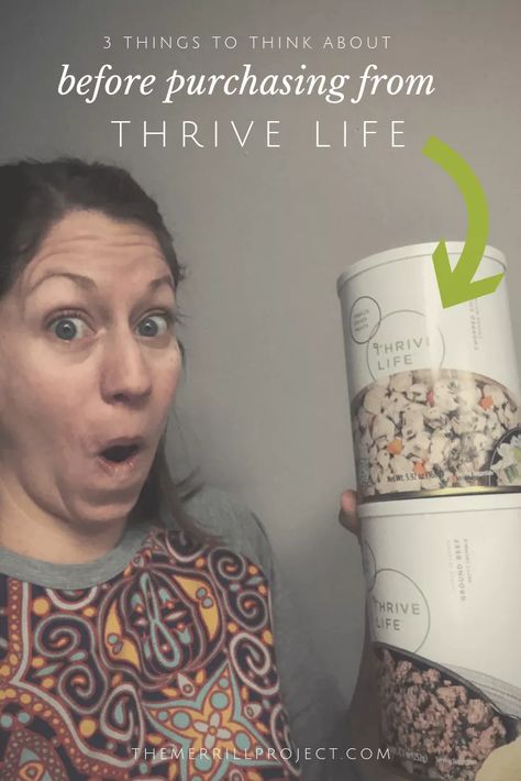 Thrive Life Freeze Dried Food, Pantry Stockpile, Thrive Life Recipes, Emergency Food Kit, Pre Made Meals, Thrive Recipes, Emergency Essentials, Emergency Food Supply, Thrive Life