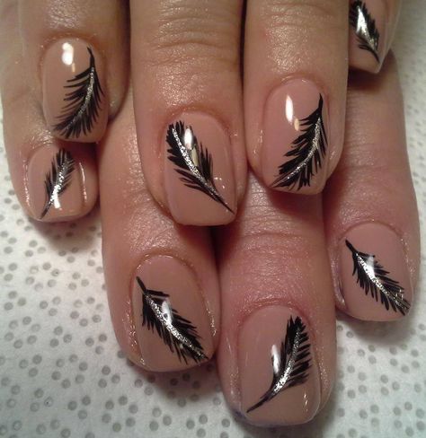 Feather Nail Designs, Peacock Nail Art, Themed Nail Art, Feather Nail, Peacock Nails, Feather Nail Art, Indian Nails, Feather Nails, Special Nails