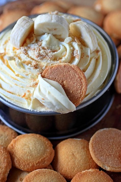 Pudding Dip, Easy Dessert Dips, Dessert Dip Recipes, Banana Cream Pudding, Recipes Banana, Dessert Dip, Nilla Wafers, Sweet Dips, Dessert Dips