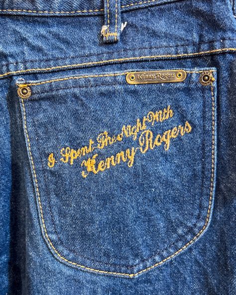 We are fully stocked with a fresh batch of vintage high waisted jeans 👖- including some glorious 🐴🏜️western and bareback styles (Blaze, Rockies, KENNY ROGERS?!!) 😂🤠 Sizes range from 24”-36”, with lots of 26”-29”. And if you aren’t sure what size you need, DM me or stop by the shop for help finding your perfect fit 📏 See you soon!! #geminivintage #pittsburghvintage #vintagedenim #vintagejeans #80sfashion Vintage High Waisted Jeans, High Waisted Jeans Vintage, Kenny Rogers, See You Soon, High Waisted Jeans, 80s Fashion, Vintage Jeans, Vintage Denim, Dm Me