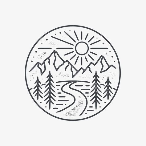 1,555 Likes, 7 Comments - Liam Ashurst (@liamashurst) on Instagram: “I had the pleasure of working with @theknottynail on this landscape design, be sure to swipe to see…” Landscape Design Drawings, Circle Drawing, Landscape Sketch, Landscape Design Plans, Illustration Vintage, Sketches Easy, Simple Doodles, 로고 디자인, Doodle Drawings