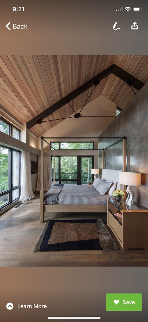 All of this! Craftsman Modern, Wooden Ceiling, Interior Design Per La Casa, Modern Barn House, Red Hill, Ski Lodge, Shed Homes, Duct Work, Modern Barn