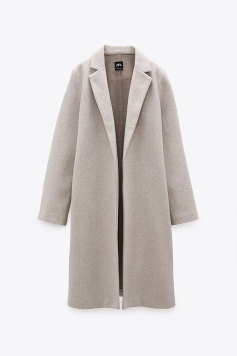 Lapel Collar Coat, Lapel Coat, Textured Jacket, Collared Coat, Dream Clothes, Lapel Collar, High Collar, Zara Women, Fashion Inspo Outfits