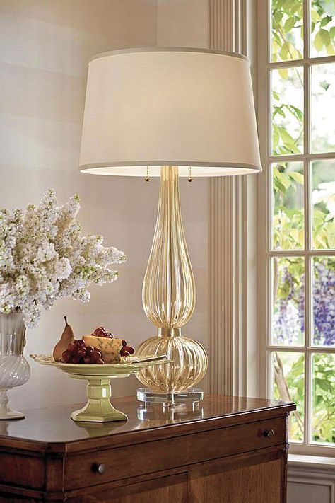 Modern Baseboards, Art Glass Lighting, Murano Glass Mirror, Mercury Glass Table Lamp, Elegant Floor Lamps, Murano Lamp, Decorative Crafts, Glass Light Fixture, Rustic Flooring