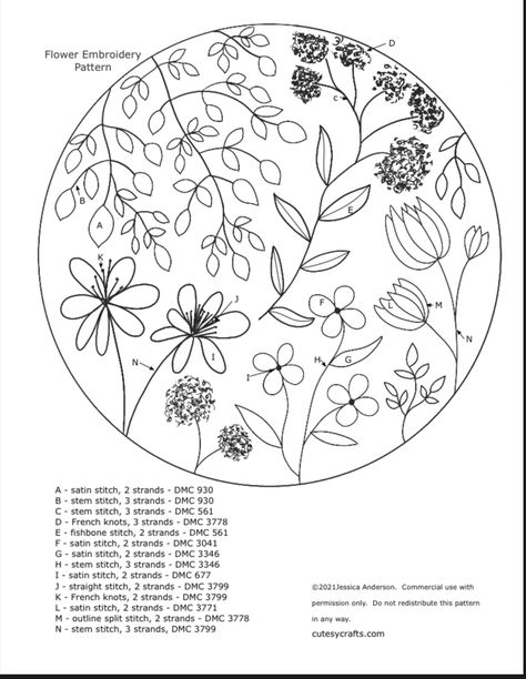 Floral Embroidery Patterns Templates, Embroidery Flowers Pattern Templates, Inspirational Embroidery, Embroidery Hoop Art Tutorial, Flowers Embroidery Pattern, Hand Embroidery Patterns Free, Embroidery Template, Floral Embroidery Patterns, Flowers Embroidery