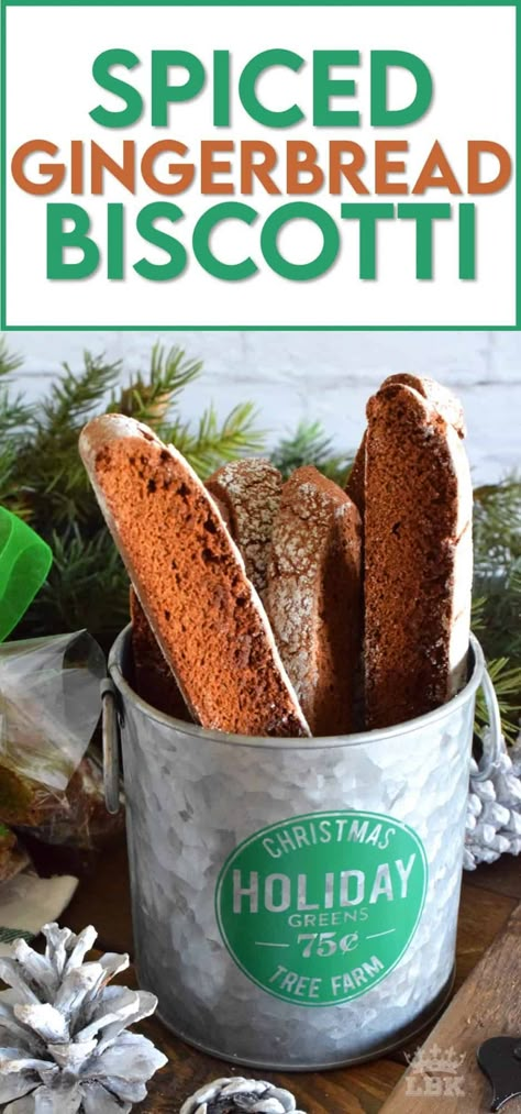 Thanksgiving Biscotti, Spiced Biscotti, Gingerbread Biscotti Recipe, Holiday Biscotti, Best Biscotti Recipe, Christmas Biscotti, Gingerbread Biscotti, Biscotti Recipes, Havens Kitchen