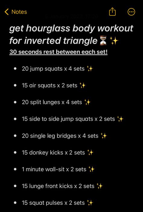 Body Type Workout, Hourglass Workout, Summer Body Workout Plan, Inverted Triangle Body Shape, Belly Dancing Workout, Pulse Squats, Triangle Body Shape, Summer Body Workouts, Quick Workout Routine