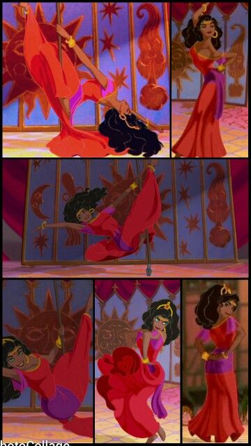 Disney Challenge. Favorite outfit. Esmeralda red dress Esmeralda Disney Red Dress, Esmeralda Red Dress, Red Dress Character, Esmeralda Outfit, Esmeralda Cosplay, Esmeralda Dress, Esmeralda Disney, Disney Challenge, Animation Disney