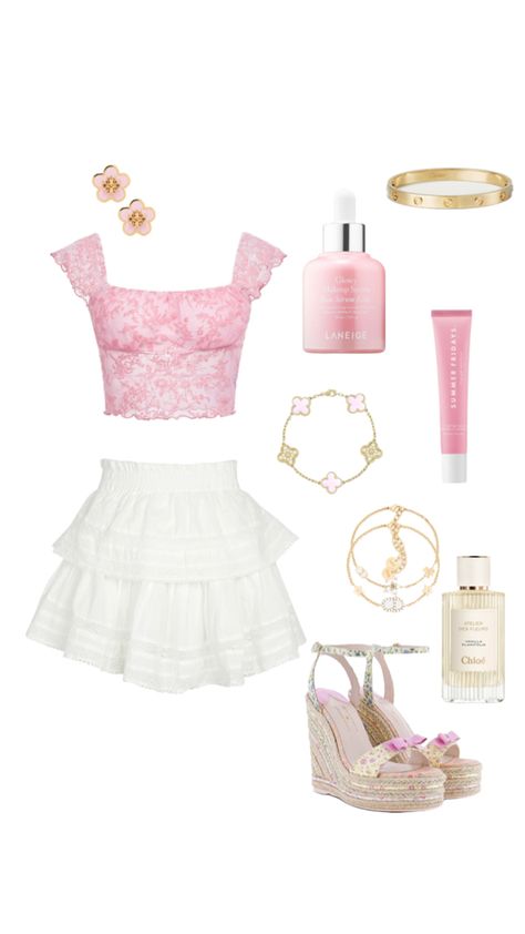 Fancy Dinner Fits, Fancy Dinner Outfit, Dinner Fits, Love Shack Fancy, Preppy Style Summer, Dinner Outfit, Fancy Dinner, Preppy Outfit, Pink Outfits