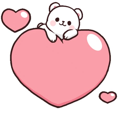 Heart Gifs Cute, Milkmochabear Gifs, Milk And Mocha Bear Gif, Milk Y Mocha, Milk Mocha, Milk And Mocha Bear, Milk Mocha Bear, Hug Gif, Mocha Bear