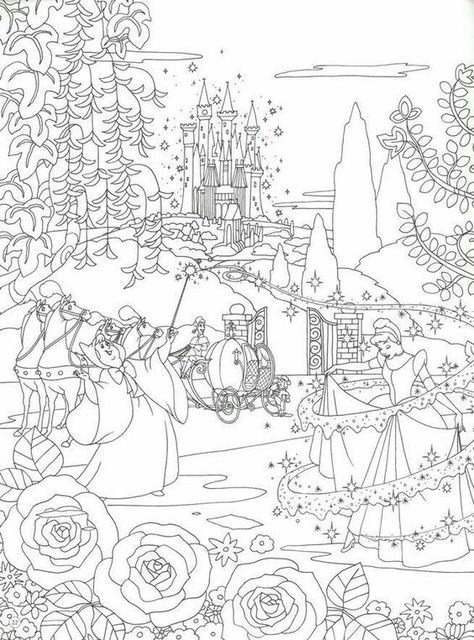 Discover amazing coloring pages! Click now to start your creative journey. Perfect for all ages! 😄😍🫶🏻 Disney Adult Coloring Books, Cinderella Coloring Pages, Disney Princess Colors, Disney Princess Coloring Pages, Free Adult Coloring Pages, Princess Coloring Pages, Disney Colors, Princess Coloring, Cartoon Coloring Pages