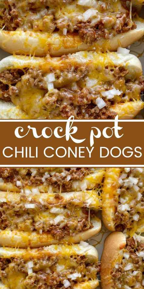 Crockpot Hot Dog Chili, Chili Dog Sauce Recipe, Coney Dog Sauce, Easy Slow Cooker Chili, Hot Dog Chili Sauce Recipe, Coney Dogs, Chili Dog Chili Recipe, Hot Dog Sauce Recipe, Comfy Kitchen