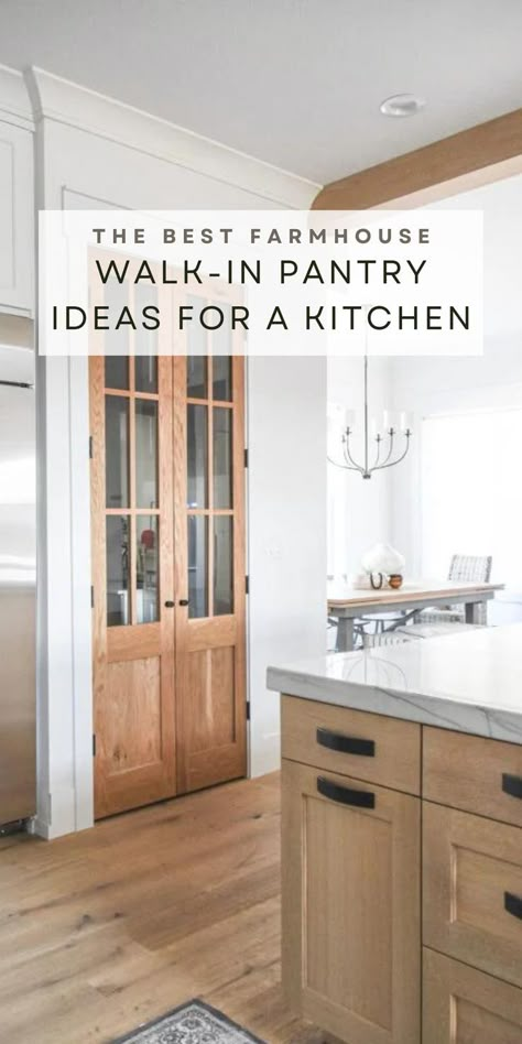 Pantry doors Farmhouse Pantry, Best Farmhouse, Pantry Doors, Pantry Ideas, Pantry Door, Walk In Pantry, A Kitchen, Walk In, Pantry