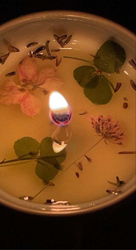 Candle Magic Aesthetic, Tea And Candles Aesthetic, Candle And Flower Aesthetic, Aromatherapy Aesthetic, Fantasy Candles Aesthetic, Cottagecore Candle Aesthetic, Crystal And Candle Aesthetic, Coquette Candles, Dreamy Candle Aesthetic