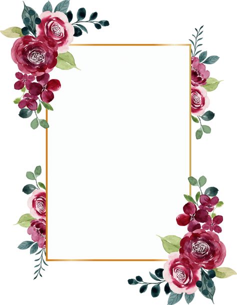 Red flower frame Free Vector Flower Frame Png Design, Red Flower Frame Background, Flowers Frame Design, Frame Design Birthday, Floral Frame Background Flower, Flower Frame Design Beautiful, A4 Size Paper Background Design, Red Frame Background, Rose Frame Background