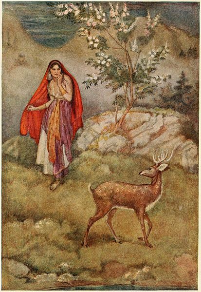 Deer Illustration, History Of India, Hinduism Art, Deer Art, Krishna Radha Painting, Art District, Ancient India, Indian Art Paintings, Hindu Art