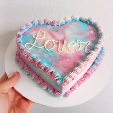 Taylor Swift Lover Cake, Taylor Swift Lover Era, Lover Cake, Taylor Swift Lover, Lover Era, Themed Cakes, Taylor Swift, Swift, Baking