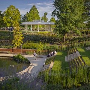 © Prakash Patel Flood Protection, Homeschool Field Trips, City Office, Student Housing, Live Oak Trees, Fountain Feature, Specimen Trees, Urban Park, Garden Architecture