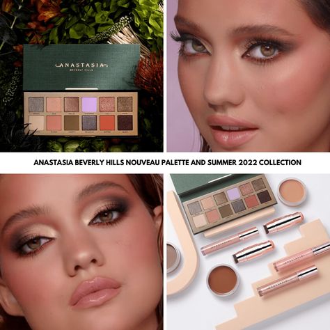 Anastasia Beverly Hills has just released a preview of their new Summer 2022 Collection featuring the stunning Nouveau palette and we've got all the details!  The collection officially launches on June 13th. The post Sneak Peek! Anastasia Beverly Hills Nouveau Palette and Summer 2022 Collection appeared first on BeautyVelle | Makeup News. Anastasia Beverly Hills Nouveau Looks, Anastasia Beverly Hills Nouveau, Abh Palette, Anastasia Beverly Hills Palette, 2022 Makeup, Polaroid Wedding, Make Up Styles, Makeup News, Dream Makeup