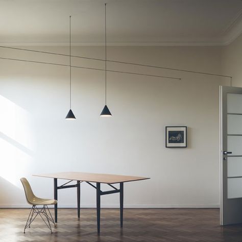 Flos Light, Ceiling System, Michael Anastassiades, Conran Shop, Suspension Light, Suspension Lamp, Diffused Light, Lighting Solutions, String Lights