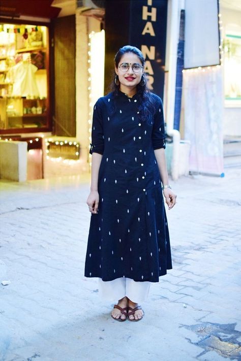 Girls Dressing Style, Never Satisfied, Looking In The Mirror, Ikkat Dresses, Simple Kurti Designs, Casual Indian Fashion, Long Kurti Designs, Cotton Kurti Designs, Dressing Style