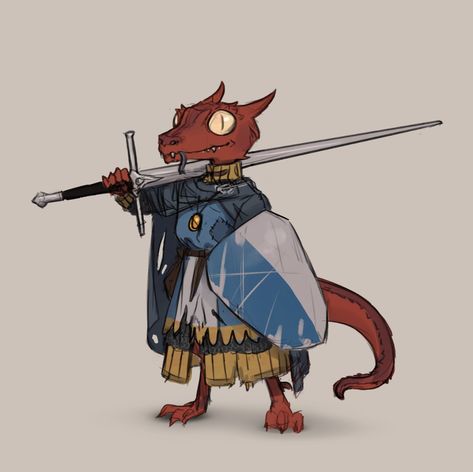 Madeleine Fjäll on Twitter: "I have finally sketched my Kobold Paladin. I love him so much already🥺 ❤️ https://t.co/ekVDw3Wj18" / Twitter Kobold Knight, Kobold D&d, Dnd Paladin, Dnd Races, I Love Him So Much, Dungeons And Dragons Characters, Dnd Art, D&d Dungeons And Dragons, Creature Concept Art