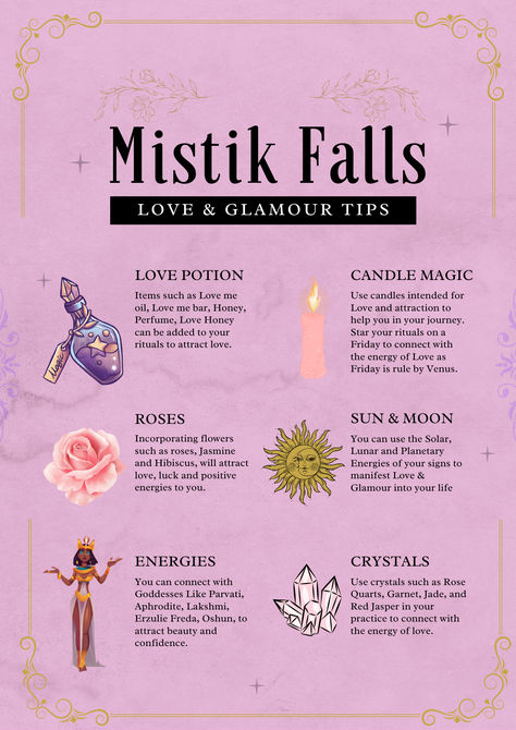 Learn how to connect with your feminine energy and start practicing glamour magic Glamour Magick Spells, Glamour Witchcraft, Glamor Magic, Baneful Magick, Magic Types, Candles Spiritual, Glamour Spell, Glamour Magick, Spirituality Crystals